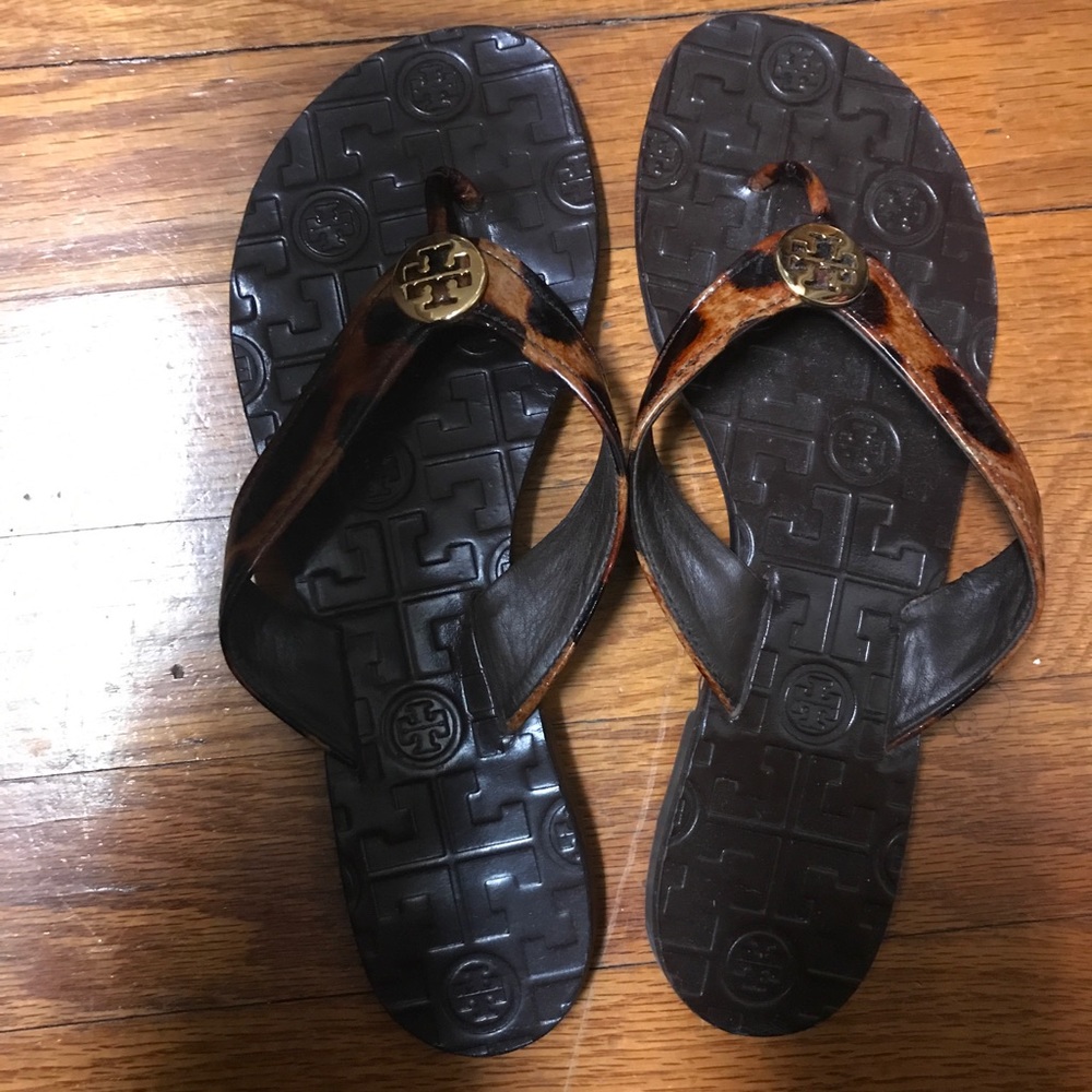 Cheetah print Tory Burch sandals